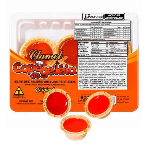 Doce Clamel Baby Copo de Geleia com 6 unidades-2-